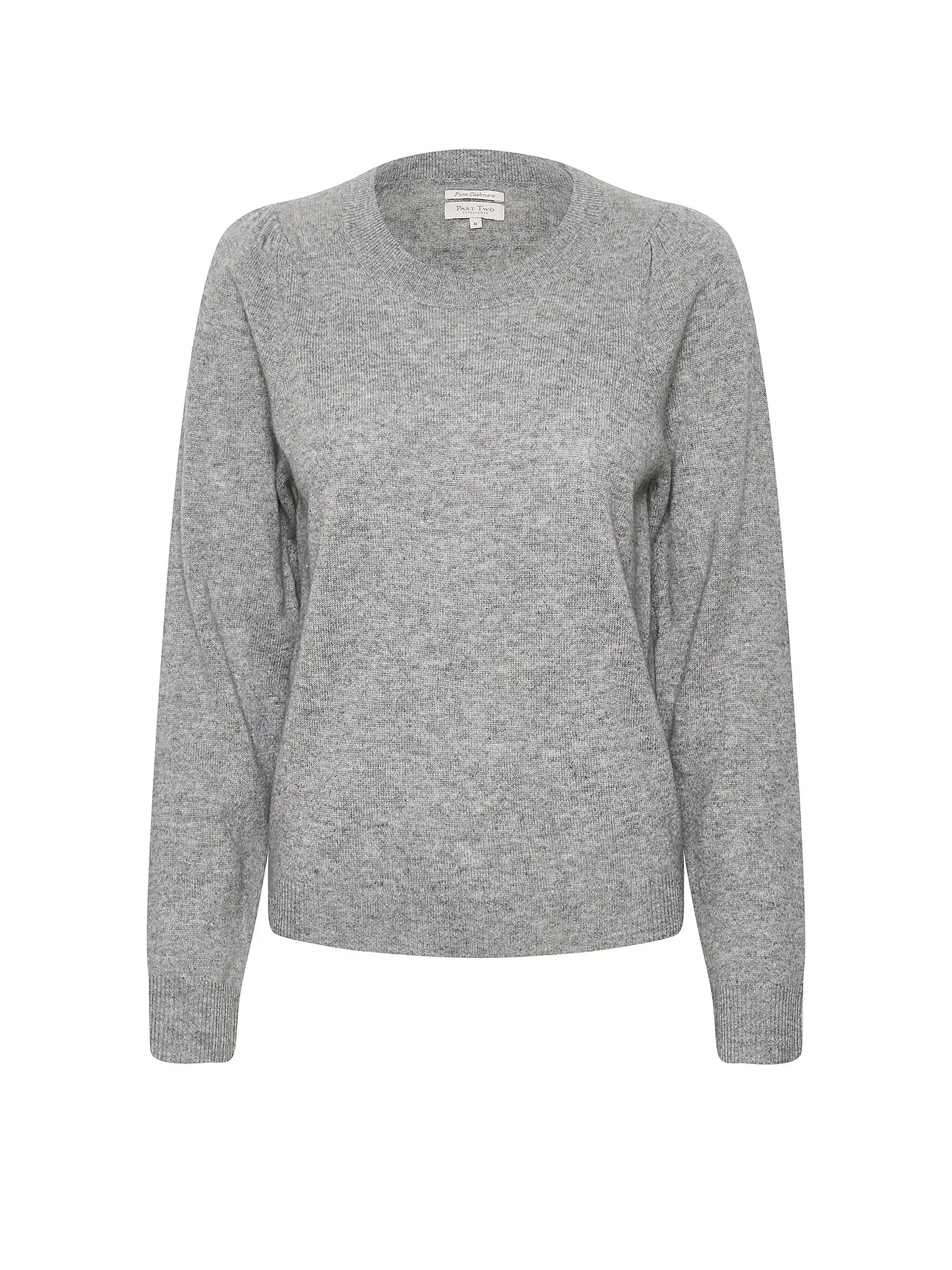 PART TWO | Kaschmirpullover | grau